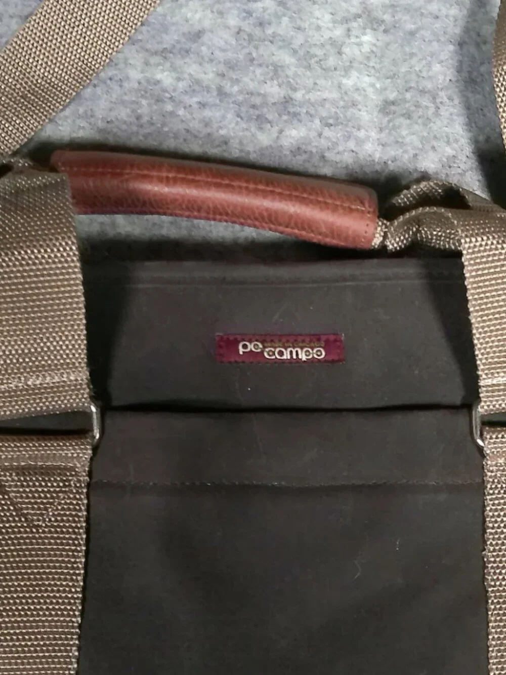 Po Campo Bike Handlebar Bag Dark Brown Cycling Commuter Convertible